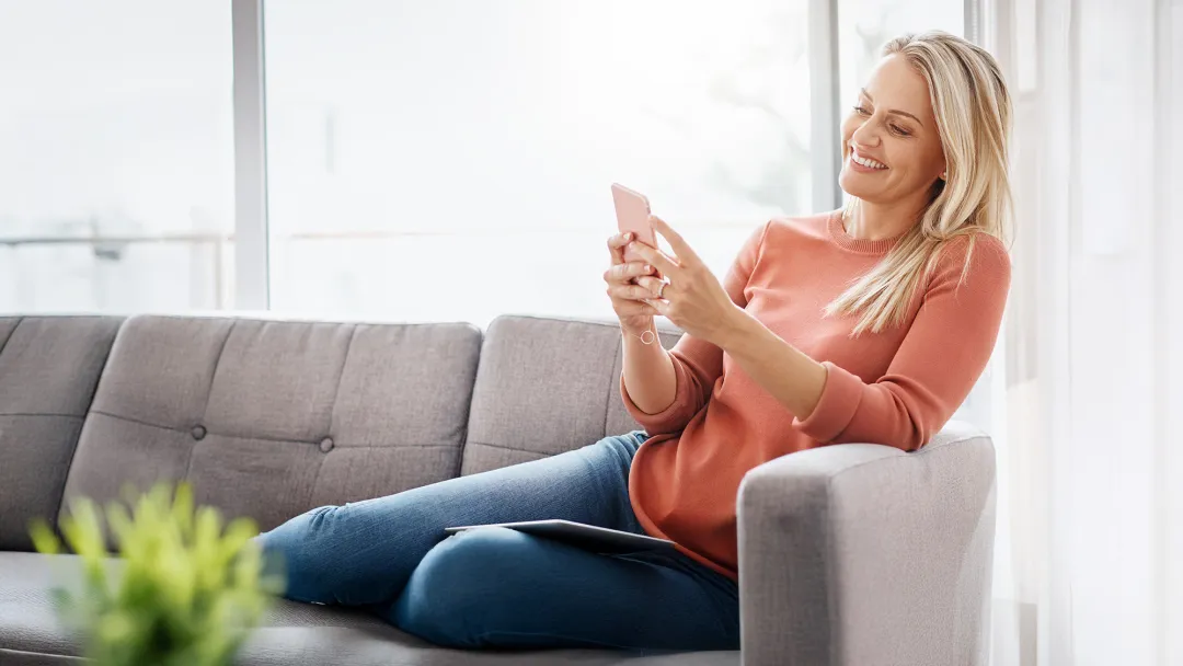 Woman on a Smartphone