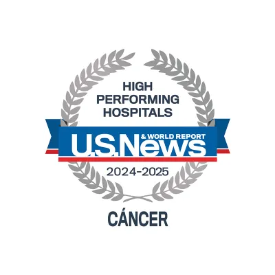 AdventHealth Orlando es reconocido por U.S. News & World Report como uno de los mejores hospitales de la nación para la atención cáncer.