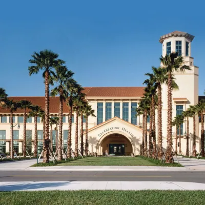 The Front Facade of AdventHealth Celebration
