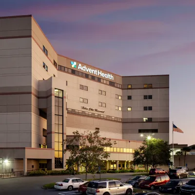 AdventHealth North Pinellas ER at Dusk