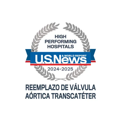 AdventHealth Orlando es reconocido por  U.S. News & World Report como uno de los mejores hospitales de la nación para cirugía de válvula aórtica.