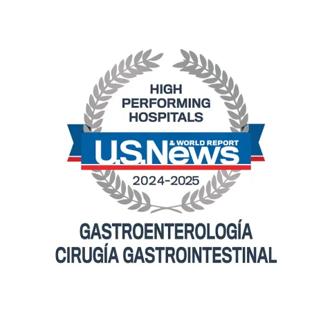 AdventHealth Orlando es reconocido por U.S. News & World Report como uno de los mejores hospitales de la nación para la gastroenterología y la cirugía gastrointestinal.