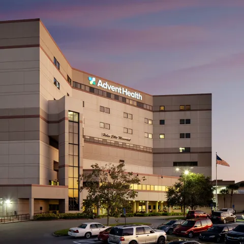 AdventHealth North Pinellas ER at Dusk