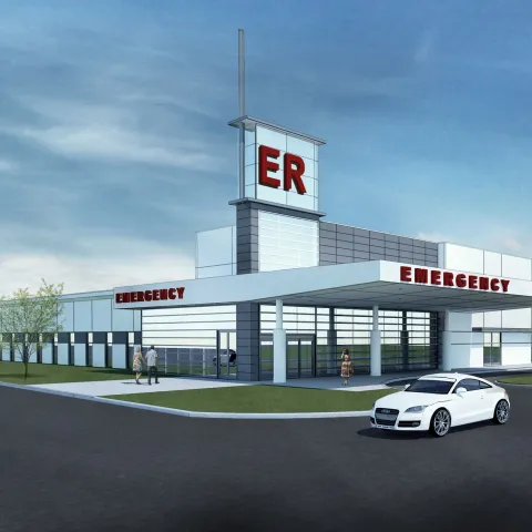 Rendering of AdventHealth ER Brandon