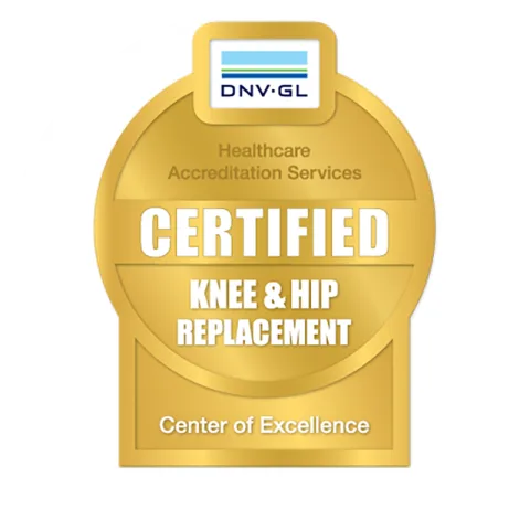 AdventHealth is a certified center of excellence for knee and hip replacement by DNV-GL