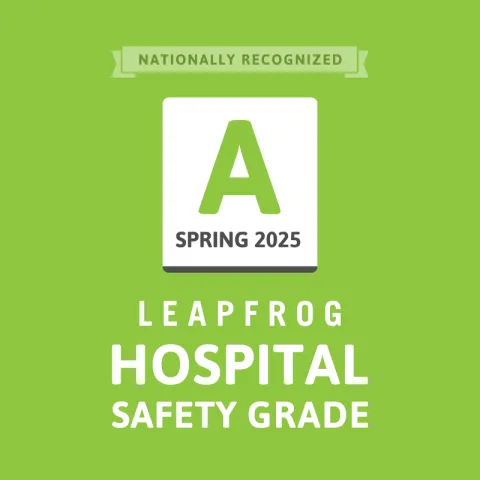 Leapfrog Spring 2025 Hospital Safety Grade A