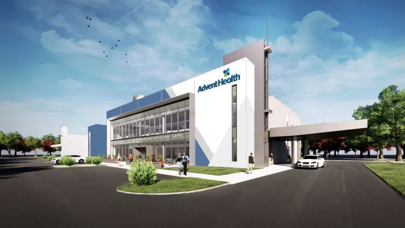 Render of AdventHealth Primary Care+ at Partin Settlement.